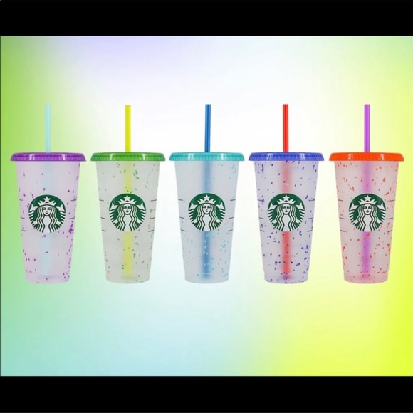 New in Box Starbucks confetti cold cup set - Picture 1 of 3